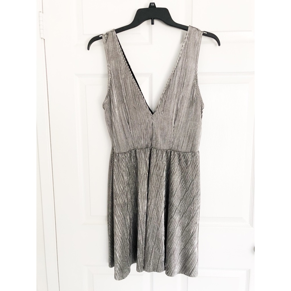 H&M silver party dress